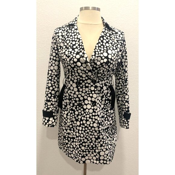 MAX MARA BLACK WHITE DOT DESIGN SIZE XXL - Picture 3 of 15